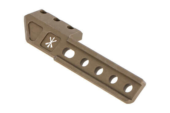 The Unity Tactical LightWing Features a flat dark earth finish and is made from 6061-T6 aluminum